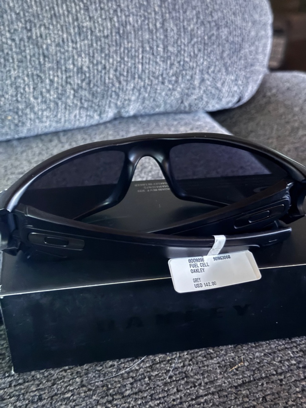 Oakley Fuel Cell Matte Black Sunglasses with Grey Lenses - Picture 2 of 4